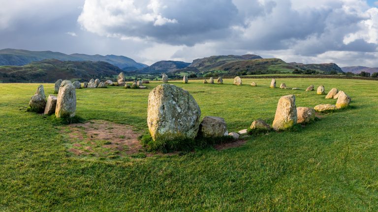 Castlerigg Stone Circle near Keswick in the Lake District National Park