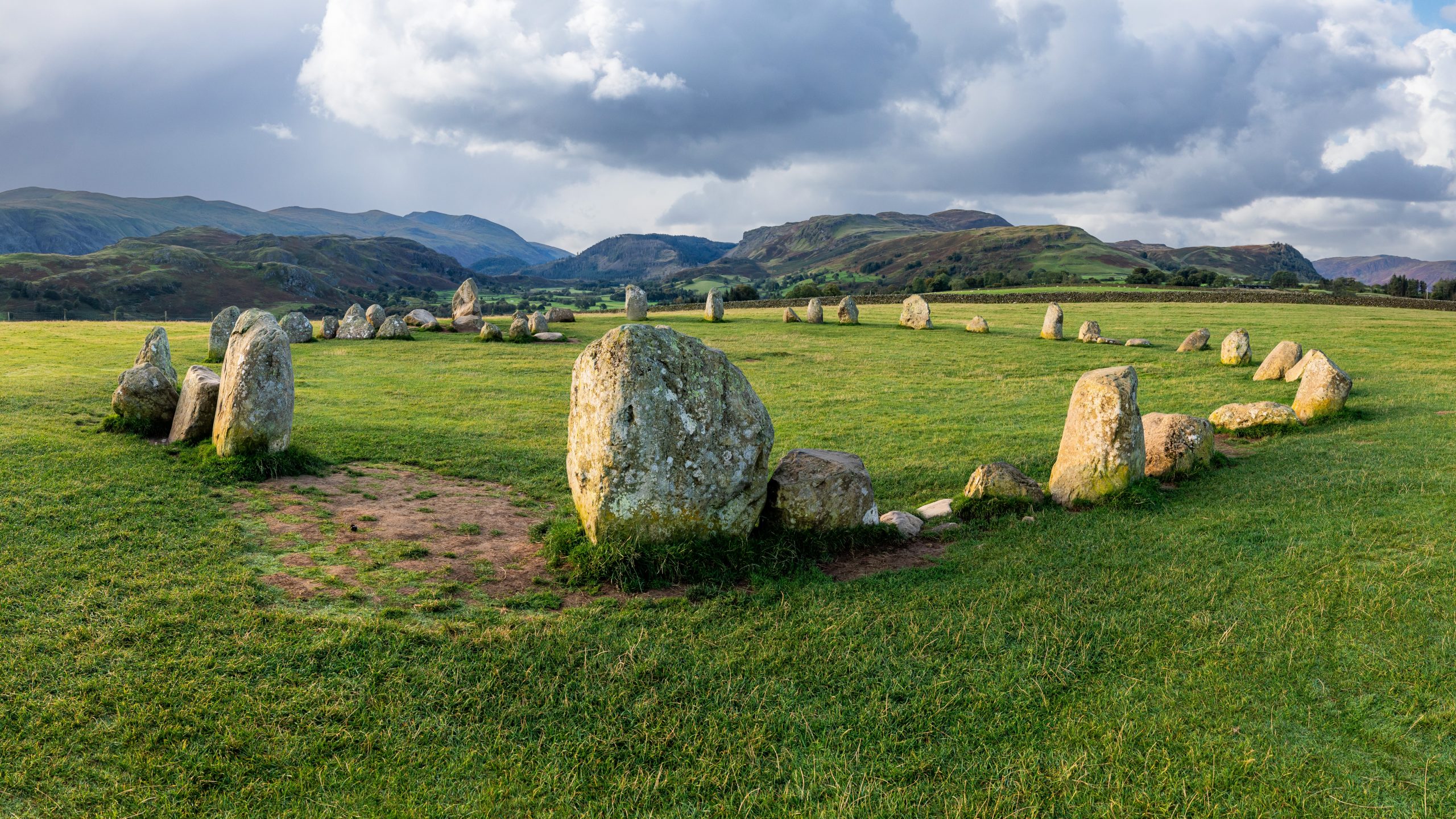 Castlerigg Stone Circle near Keswick in the Lake District National Park